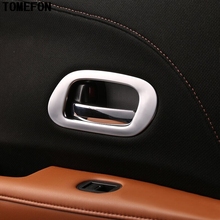 Auto Interior Accessories 4Ppcs For Honda Vezel XRV 2014 2015 ABS Matte Plastic Car Inner Door Handle Bowl Cover Trim Panel 2024 - buy cheap