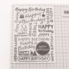 Plastic Embossing Folder Template DIY Scrapbook Photo Album Card Making Decoration Crafts Happy Birthday 2024 - buy cheap