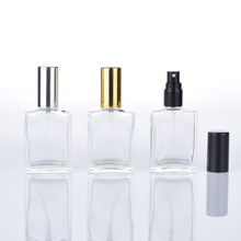 15ML Cosmetic Container Empty Perfume Bottle Transparent Pressed Spray Bottle Frosted Portable Little Square Glass Filling Vials 2024 - buy cheap