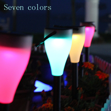 Luzes solares para decoração de jardim, lâmpadas para decoração de jardim, vila, quintal, sete cores, luz solar colorida, decoração de festa de natal