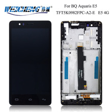 LCD Pantalla With Tactil Touch Screen Digitizer+Frame For BQ Aquaris E5 4G 0982 TFT5K0982FPC-A2-E LCD Con Marco For BQ E5 2024 - buy cheap