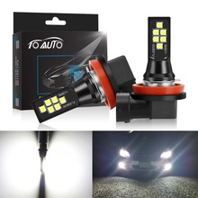 Lâmpada led para carro, 2 peças, 9006 lm, h8, h11, hb4, 9005, hb3, 6000, k, cor branca, 12v 2024 - compre barato