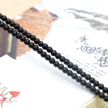 !Bright 4mm Black Onyx round beads, for DIY fashion bracelet necklace jewelry gift production New sales 2024 - buy cheap