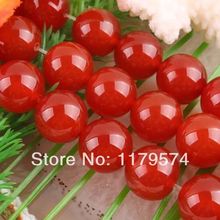 Wholesale And Retail New Product 12MM Carnelian Round Chalcedony Loose Beads Strand DIY Accessory Parts Fashion Jewelry 15 WJ311 2024 - buy cheap