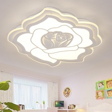 Modern simple ultra-thin ceiling lamp romantic rose warm bedroom atmosphere restaurant study Ceiling lights Lighting fixtures 2024 - buy cheap