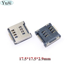Yuxi conector de cartão sim, conector de cartão sim para lg d285 optimus l65 d325 l70 d380 l80 e455 e615 e715 l5 p715 l7 ii t370, t37 (dual sim) 2024 - compre barato
