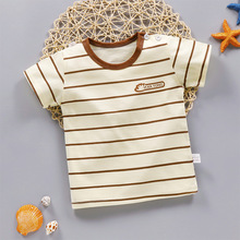 Camiseta de manga corta para niños, ropa de verano de algodón para niñas 2024 - compra barato