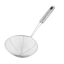 2020 Stainless Steel Food Oil Pot Strainer Ladle Kitchen Tools Oval Fine Mesh Skimmer Colanders Skimmer Oval 2024 - buy cheap