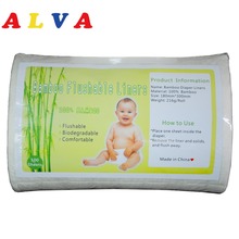 AlvaBaby 1 Roll Biodegradable Flushable Nappy Liners Flushable Bamboo Liner 2024 - buy cheap