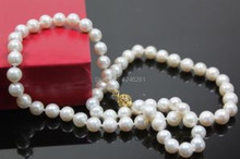 AAA 7-8MM White Freshwater Cultured Pearl Shell Necklace Rope Chain Beads Jewelry Making Natural Stone 18inch (Minimum Order1) 2024 - buy cheap