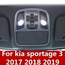 Moldura de lectura superior para interior de coche, marco decorativo de recorte, Panel de luz, accesorios para kia sportage 3, 2017, 2018, 2019 2024 - compra barato
