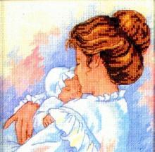 Gold Collection Lovely Counted Cross Stitch Kit Tenderness A Mother's Lasting Love Mother Mum and Baby Infant Kid Child dim 2024 - buy cheap