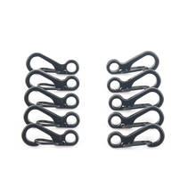 10Pcs Aluminum Alloy Camping Bottle Hooks Paracord Tactical Survival Gear Carabiner Snap Hook Hanger Keychain Hiking Traveling 2024 - buy cheap