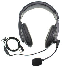 BaoFeng-auriculares con cancelación de ruido para walkie-talkie UV-82, cascos de radio bidireccional PTT VOX, con enchufe de 2 pines K, BF-888S KDC1, UV5R 2024 - compra barato