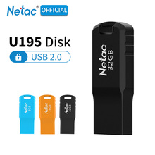 Netac U195 Plastic Flash Disk USB 2.0 8GB 16GB 32GB USB Flash Drive USB2.0 Waterproof 8 16 32 GB Pen Drive U Stick For Laptop PC 2024 - buy cheap