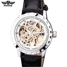 watches men luxury brand winner sports army military  skeleton automatic mechanical wristwatches leather strap relogio masculino 2024 - buy cheap