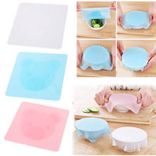 New 1pcs Multifunctional Food Fresh Keeping Saran Wrap Kitchen Tools Reusable Silicone Food Wraps Seal Vacuum Cover Lid Stretch 2024 - buy cheap