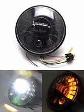 7" Motorcycle LED Projector Motor Headlight with Hi/Lo Beam 7inch LED  Headlight for BMW R NineT R9T 2024 - buy cheap