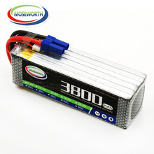 Bateria de lítio polímero 22.2v 6s 3800mah 60c lipo, para helicóptero rc, quadcóptero, carro, drone, avião, controle remoto, brinquedos 2024 - compre barato