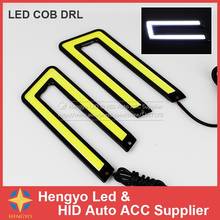 U Shape Led Daytime Running Light COB 15W Auto Lamp For Universal Car Light Source Waterproof 100% 2024 - buy cheap