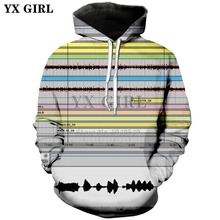 YX GIRL-Sudadera con capucha para hombre y mujer, suéter con estampado 3D de ableton live, Harajuku, novedad de 2018 2024 - compra barato