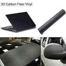 20 см x 127 см 3D углеродное волокно виниловая пленка для автомобиля рулонная пленка наклейки и наклейки для автомобиля аксессуары для стайлинга автомобилей 2024 - купить недорого