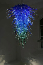 Lámpara de araña de cristal decorativa para interiores, Luz Azul inteligente de tipo europeo 2024 - compra barato