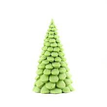 Silicone Candle Mold Handmade Big Size Candle Making Tool Christmas Tree Mould 2024 - buy cheap