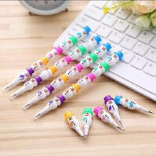 1 PCS Stationery Cute Snowman Pencils Cartoon Gift Pencil With 5 Segments Assembled School And Office Supplies 2024 - buy cheap