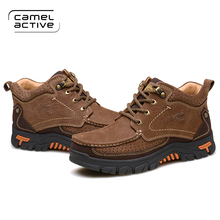 Camel Active New Genuine Leather Hiking Shoes Man Tactical Boots Waterproof Winter Sneakers Shoes Men's Non-slip Hiking Shoes 2024 - buy cheap