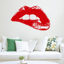 Modern Design Wall Decal Fashion Woman Hot Lips Vinyl Wall Stickers Art Home Decor Beauty Salon Shop Window Ornament Mural ZA258 2024 - buy cheap