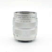 Fujian-lente CCTV f1.7 de 35mm, montaje C para Canon, EOS M / M2/M3, etc.silver 2024 - compra barato
