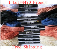 Discount Shop Cross Stitch Thread 1Lot=4470 Skeins Similar DMC Thread Free Shipping 2024 - buy cheap