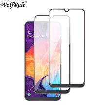 2PCS Full Glue Glass For Samsung Galaxy A50 Tempered Glass Full Screen Protector For Samsung A50 Front Glass Film For Galaxy A50 2024 - buy cheap