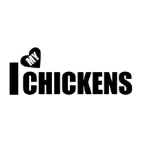 I Love My Chickens Home Decor Car Truck Window Decal Sticker Funny Personality Stickers 2024 - buy cheap