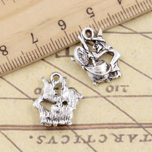 20pcs Charms Witch Refining Drugs 19x15mm Tibetan Silver Color Pendants Antique Jewelry Making DIY Handmade Craft 2024 - buy cheap