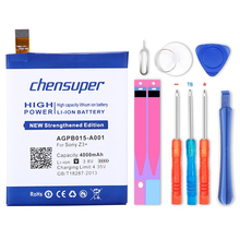 Chensuper 4000 mah AGPB015-A001 bateria para sony xperia z3 + z4 z3 neo SO-03G c5 ultra dupla e5506 e5553 e5533 e5563 z3 mais e6553 2024 - compre barato