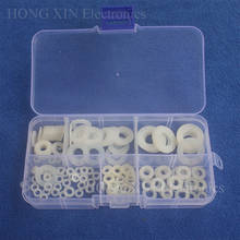150pcs White Nylon Washer Plastic Washer RingFastener M3/M4/M5/M6/M8/M10 Assortment kit O Ring Sicilone Gasket Washer 2024 - buy cheap