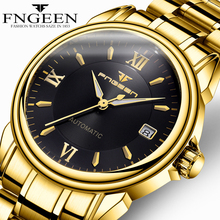 Tourbillon Gold Watches Men 2020 Famous Brand Luxury Men's Mechanical Watch Steel Waterproof Calendar Wristwatch Automatic Watch 2024 - buy cheap