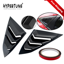 Free Shipping Rear Window Quarter Side Vent Window Louvers Scoop Cover For Honda Civic 10th 2016 2017 Car-styling Parts 2024 - buy cheap