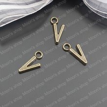 Wholesale Antique Bronze Letter-V Alloy Charms Pendants DIY Findings 20 pieces (JM650) 2024 - buy cheap