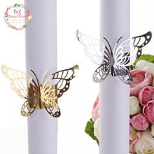 40pcs Wedding Napkin Holders Butterfly Napkin Rings for Wedding Decoration Supplies Paper Ring Table Decoration 2024 - buy cheap