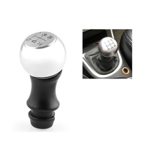 5 Speed Chrome MT Gear Shift Knob For Peugeot 106 206 207 306 307 407 408 508 2024 - buy cheap