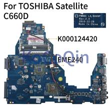 Kocoqin-placa-mãe para laptop toshiba satellite c660 c660d, pseg8e tabletes k000124420 nfc 240 2024 - compre barato