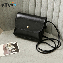 eTya Women Leather Fashion Single Shoulder Bag Crossbody Bags Lady Small Clutch Phone Purse Handbag Female Girls Messenger Bag 2024 - buy cheap