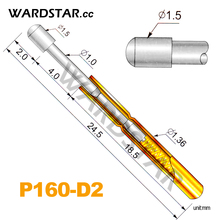 Sondas de Medición de resorte Pogo, longitud de Pin de 100mm, diámetro de P160-D2, 1,5 Uds., 24,5mm (muelle de carrera, espuma: 140g) 2024 - compra barato