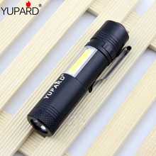 Q5 COB Mini pocket flashlight ultra bright waterproof handheld flashlight pen buckle portable emergency working light AA battery 2024 - buy cheap