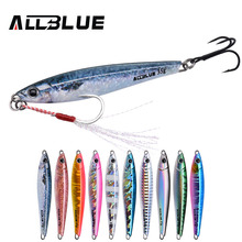 ALLBLUE Metal Jigging Spoon 35g 3D Print Laser Artificial Bait Shore Fishing Casting Jig Lure Super Hard Lead Fish Fishing Lures 2024 - buy cheap