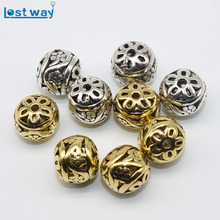 10pcs/20pcs Metal Hollow Zinc Alloy Beads Antique Gold Tibetan Silver plated Spacer Bead for Jewelry DIY Making 2024 - buy cheap