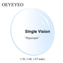High Quality Radiation Protection Clear Optical Single Vision Lens HMC, EMI UV Aspheric Spherical Hyperopia Prescription Lenses 2024 - buy cheap